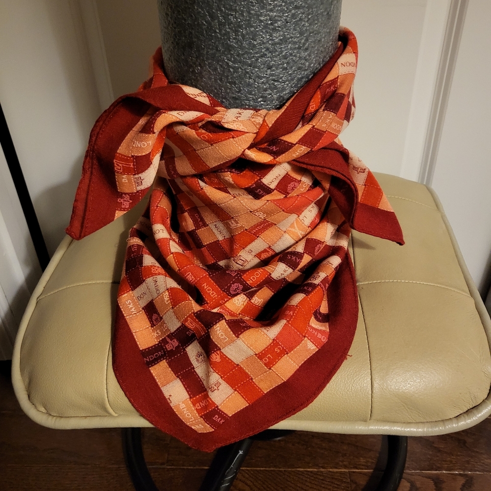 DAKS London Large Square Scarf